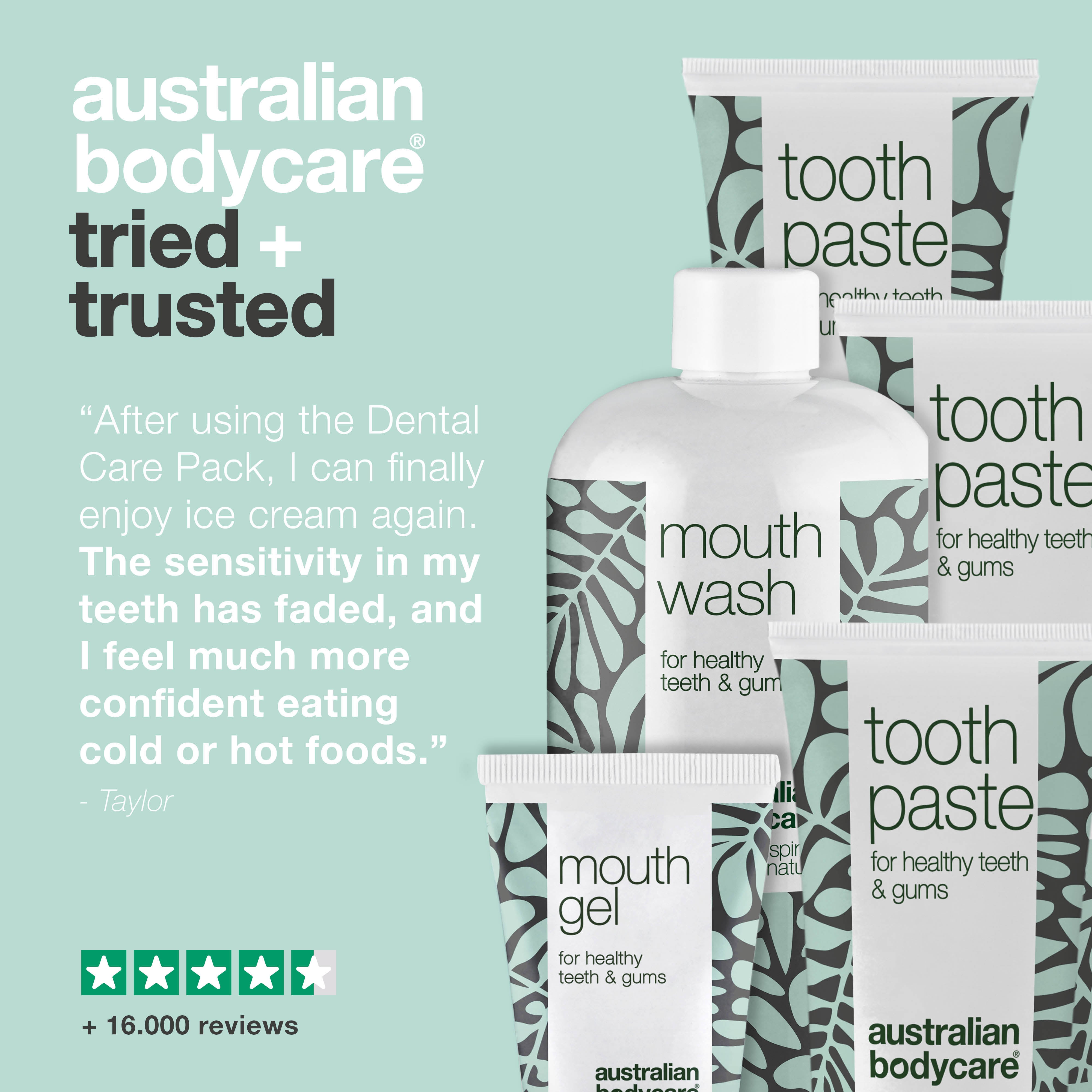 Sensitive Teeth Care Pack — Relief from Hot and Cold Sensations in Your Mouth
