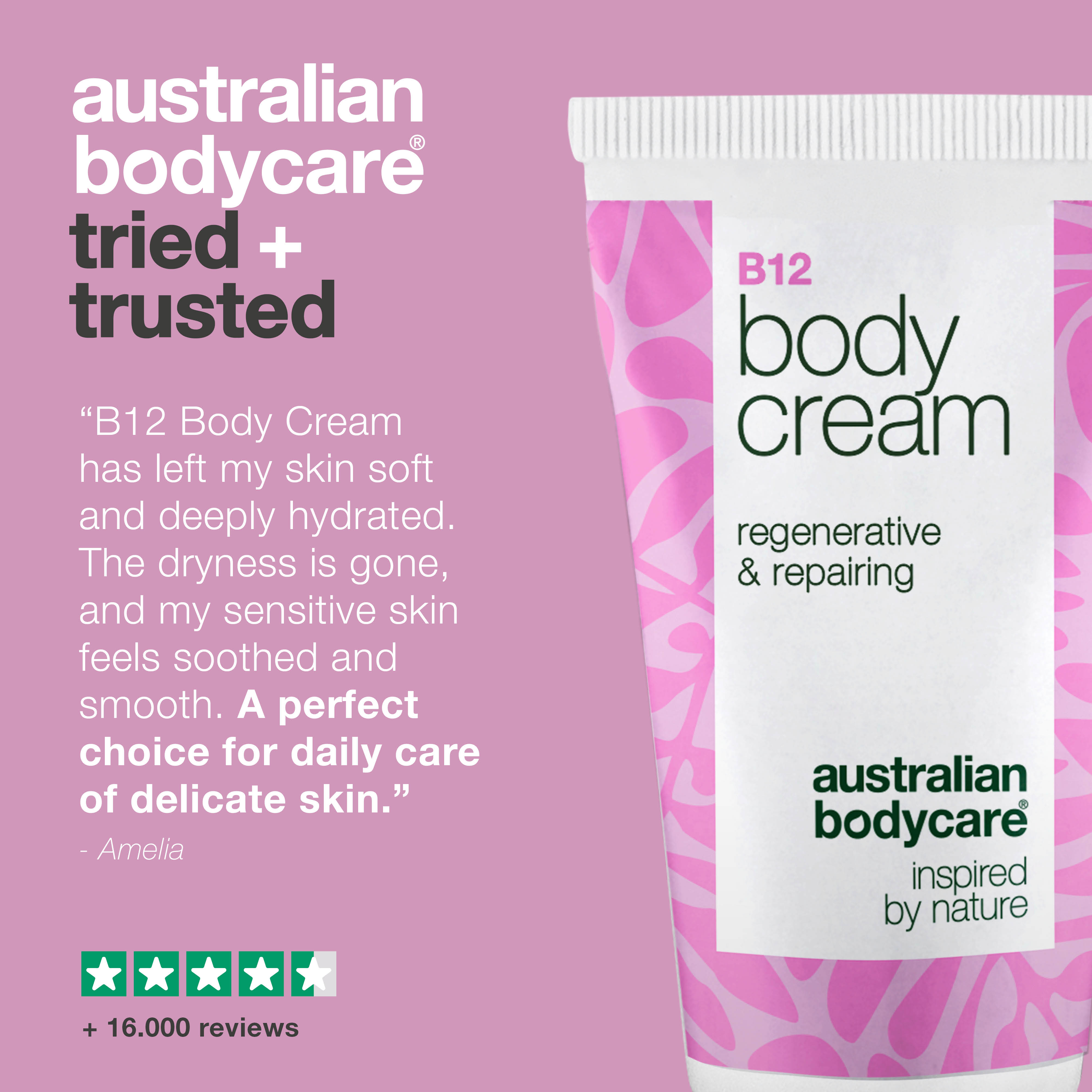 B12 Body Cream – Regenerating Cream with Vitamin B12 — Hydrating B12 Body Cream for soft, balanced skin. Suitable for all skin types.