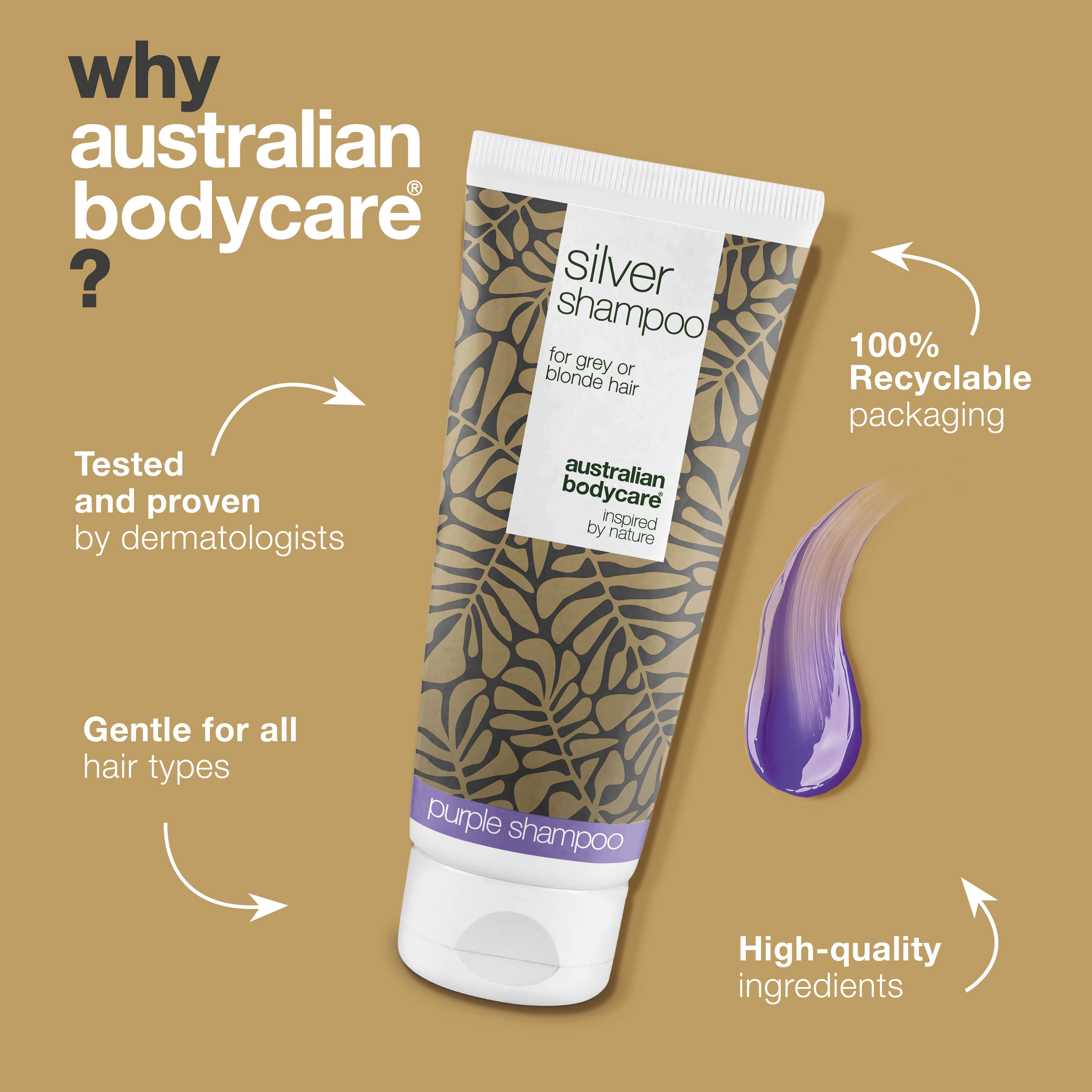 Silver Shampoo – Enhance Cool Shades in Blonde and Grey Hair — Neutralize yellow tones and refresh your blonde or grey hair with Silver Shampoo. Achieve cool tones and soft, shiny hair today.