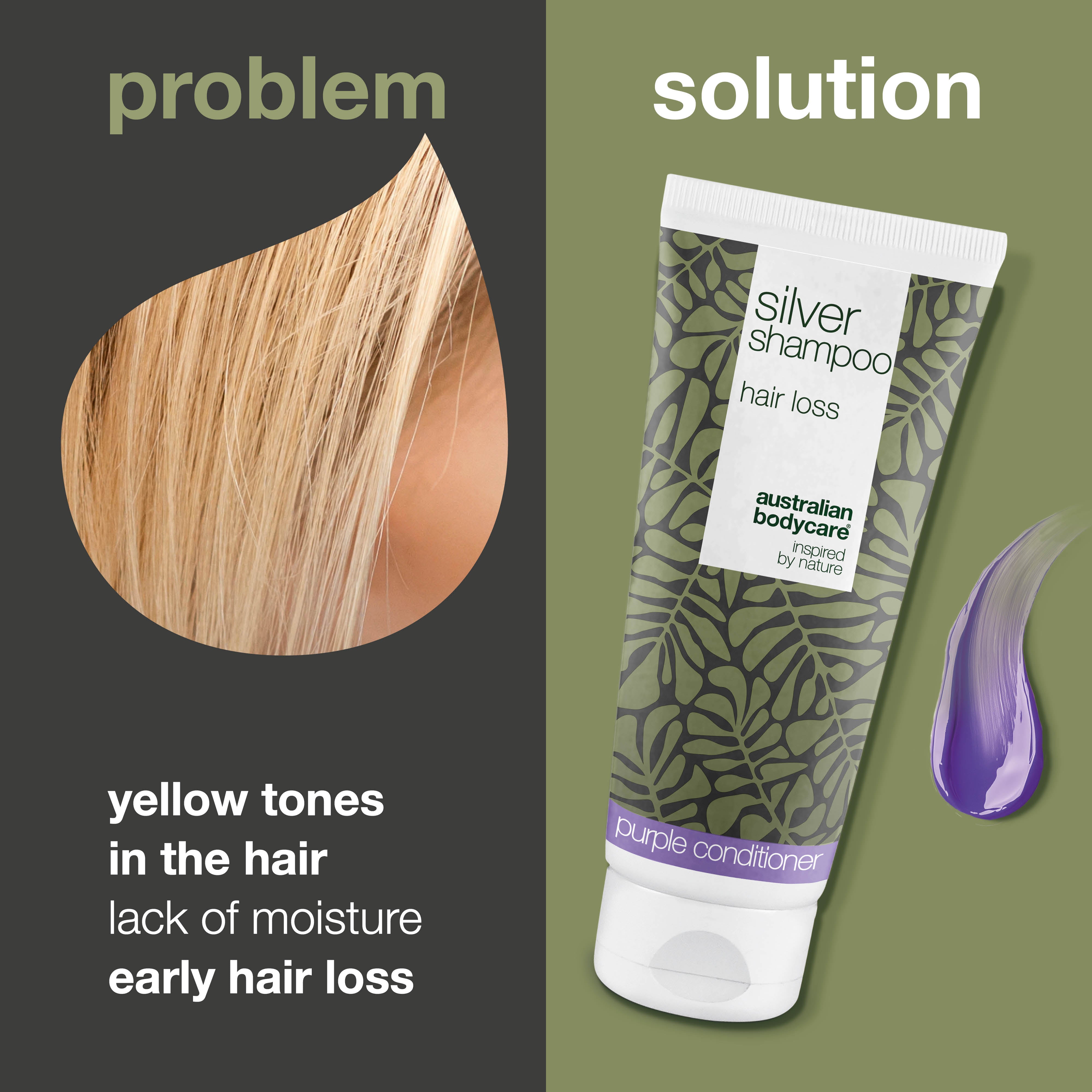 Silver Shampoo – Supports Healthy Hair Growth and Removes Brassiness — Neutralize yellow tones with Silver Shampoo. Strengthens and nourishes hair for a vibrant blonde or grey look.