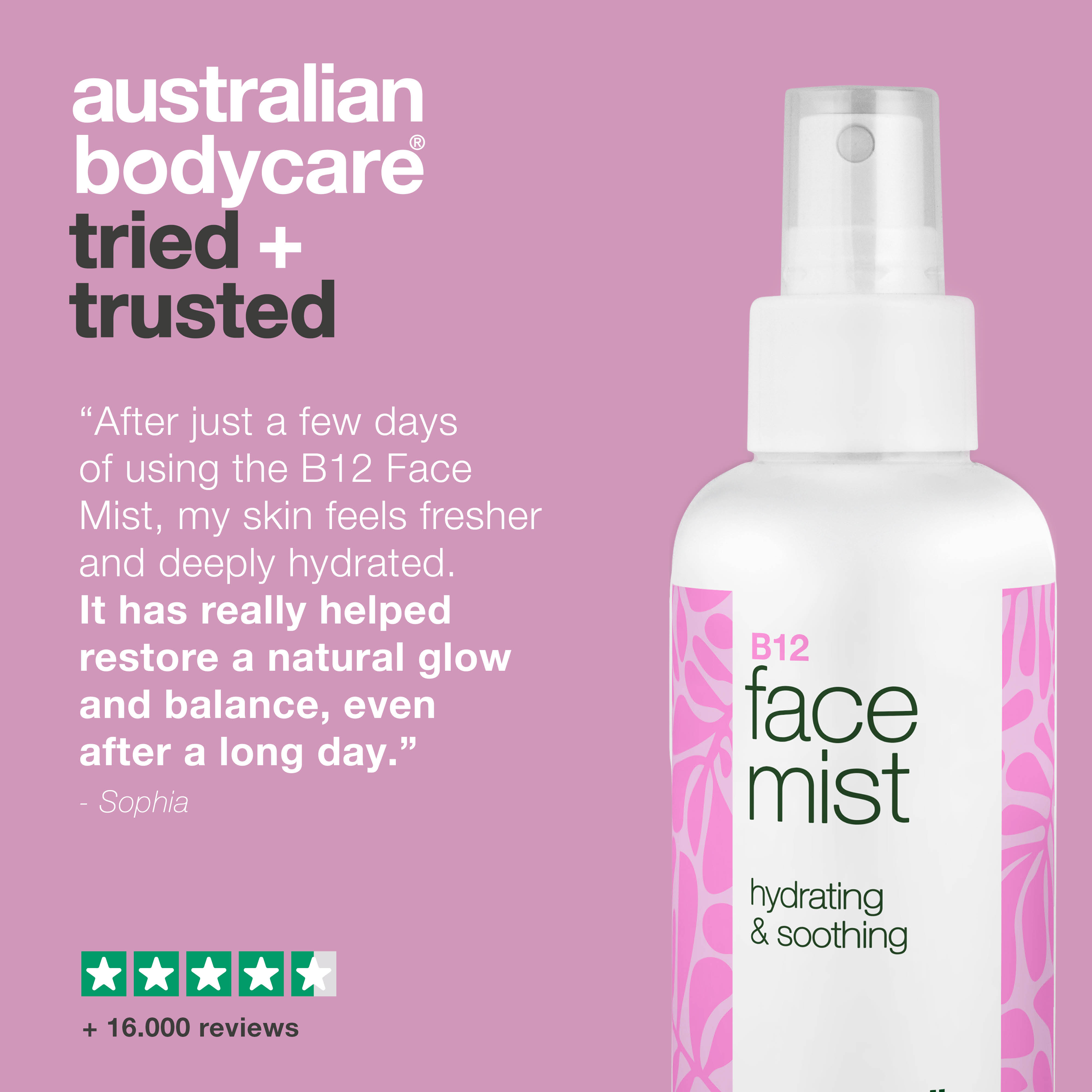 B12 Face Mist – Hydrating Spray for Radiant and Refreshed Skin