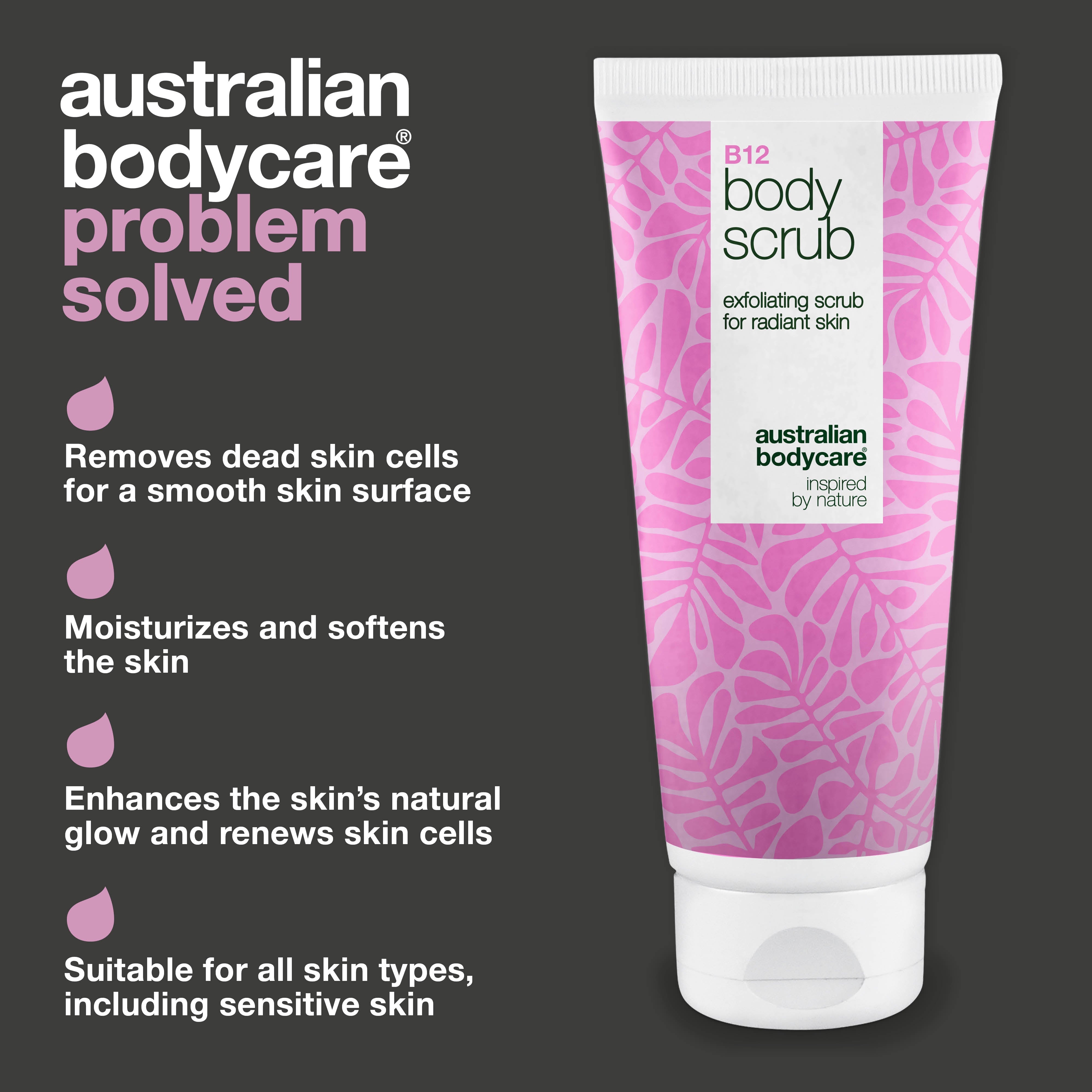 B12 Body Scrub – Exfoliate and Hydrate for Smooth, Radiant Skin — Reveal renewed skin with B12 Body Scrub. Exfoliates and moisturizes for a soft, radiant finish.