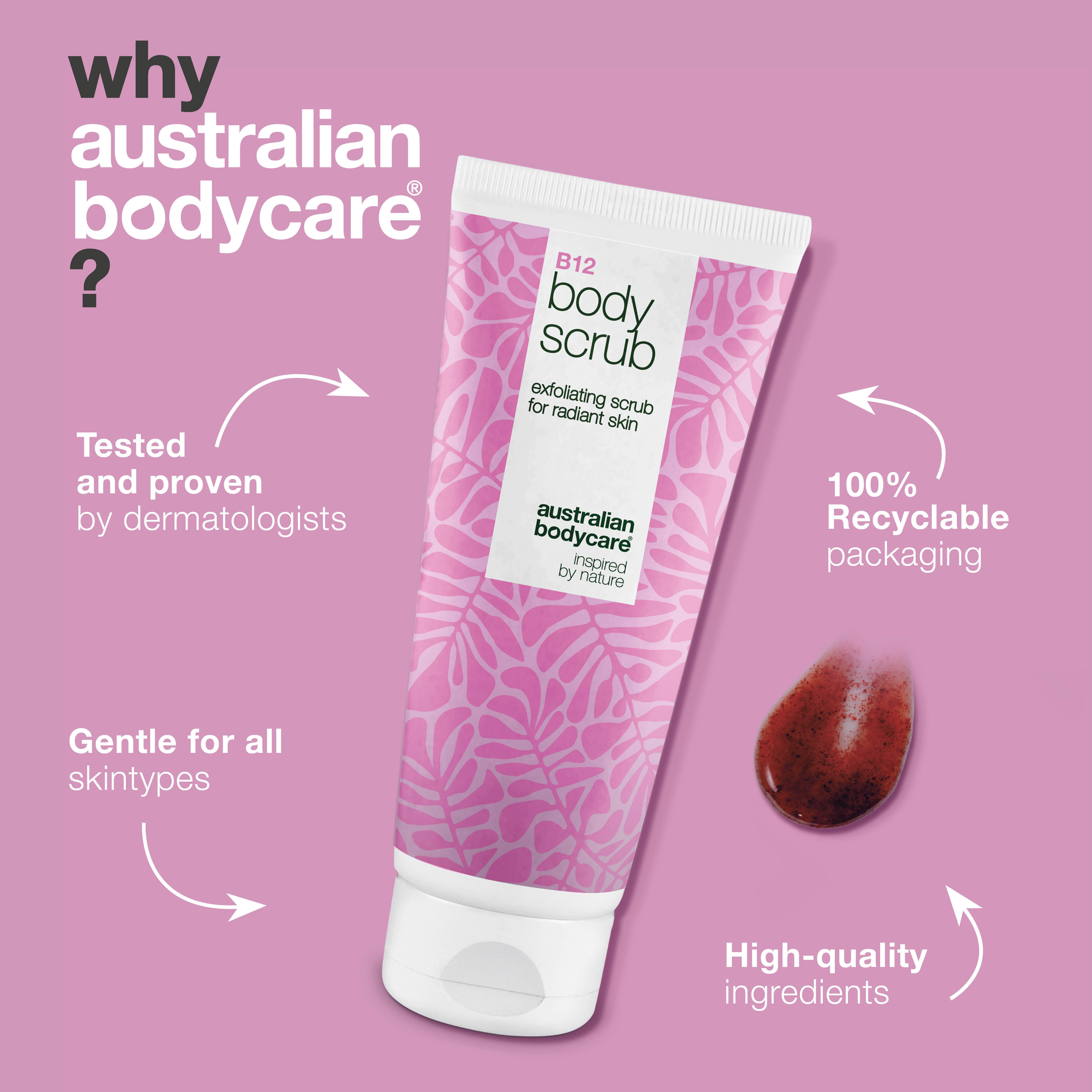 B12 Body Scrub – Exfoliate and Hydrate for Smooth, Radiant Skin — Reveal renewed skin with B12 Body Scrub. Exfoliates and moisturizes for a soft, radiant finish.