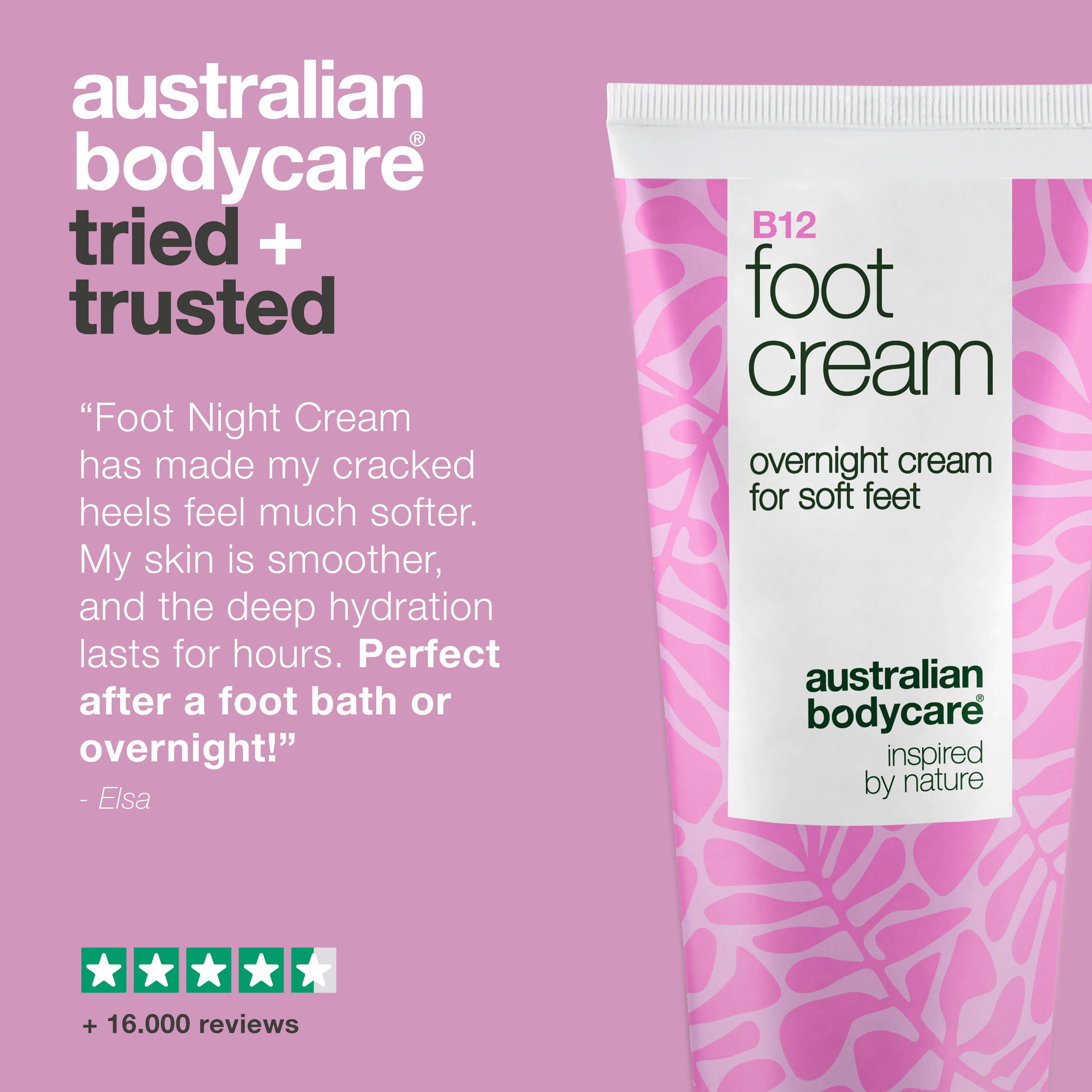 Foot Cream with Vitamin B12 – Softens rough skin & hydrates — Foot cream with Vitamin B12 and 10% urea for dry feet. Hydrates and softens skin. Perfect as a night cream or after a foot bath.