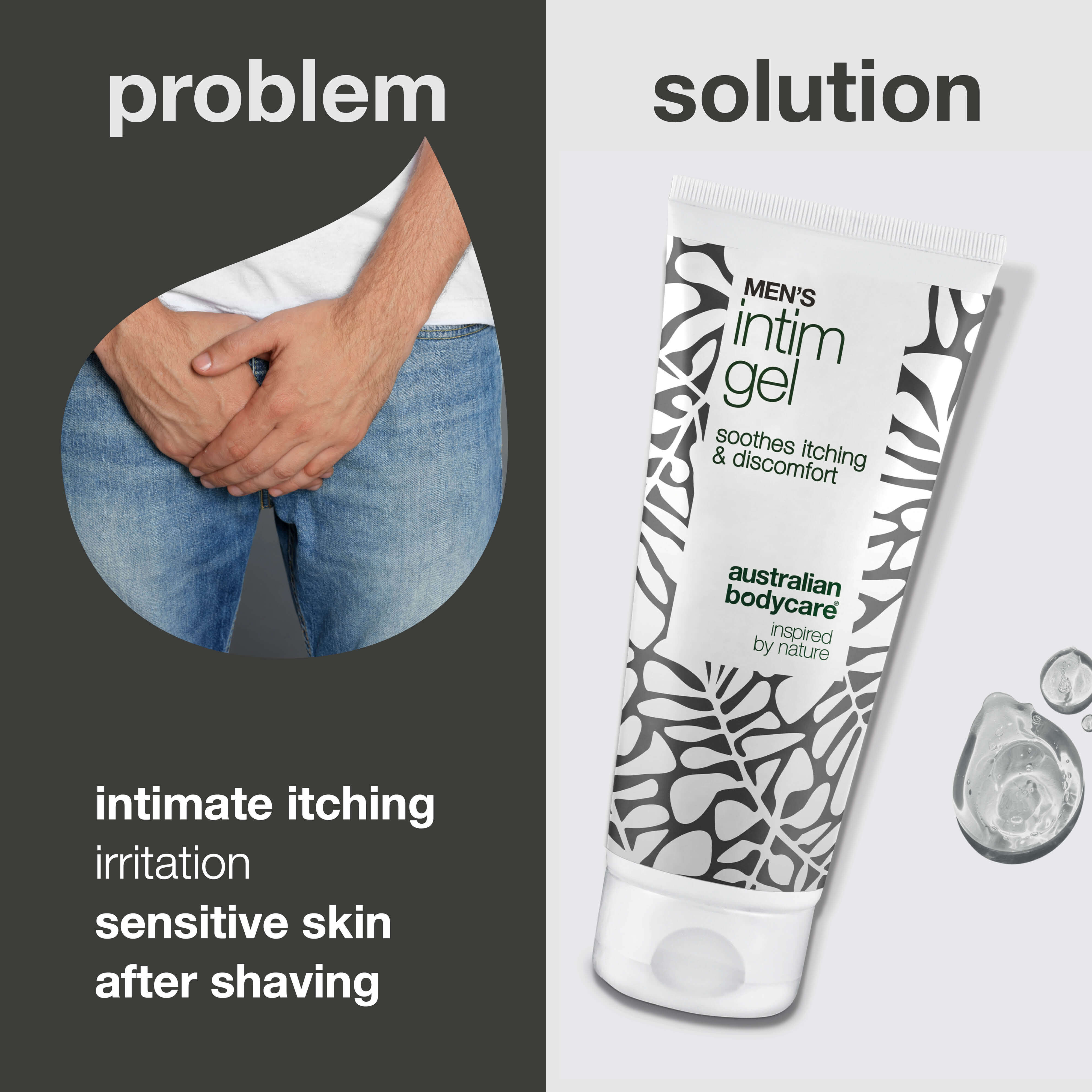 Men's Intimate Gel – For itching, irritation, and discomfort in