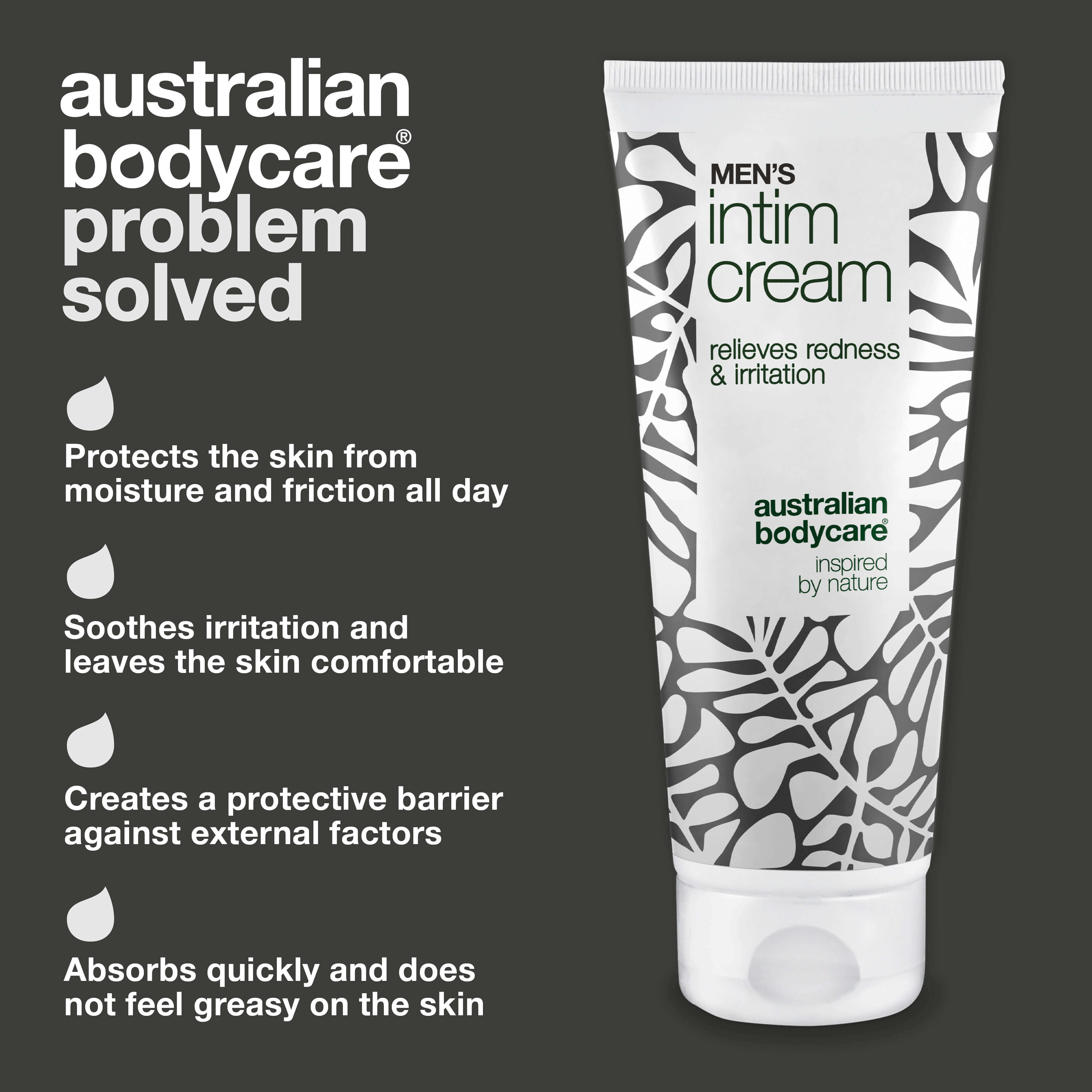 Men’s Intimate Cream – relieves itching and friction — Men’s Intimate Cream protects against redness and irritation. Contains shea butter, beeswax, and zinc for optimal skin protection and care.