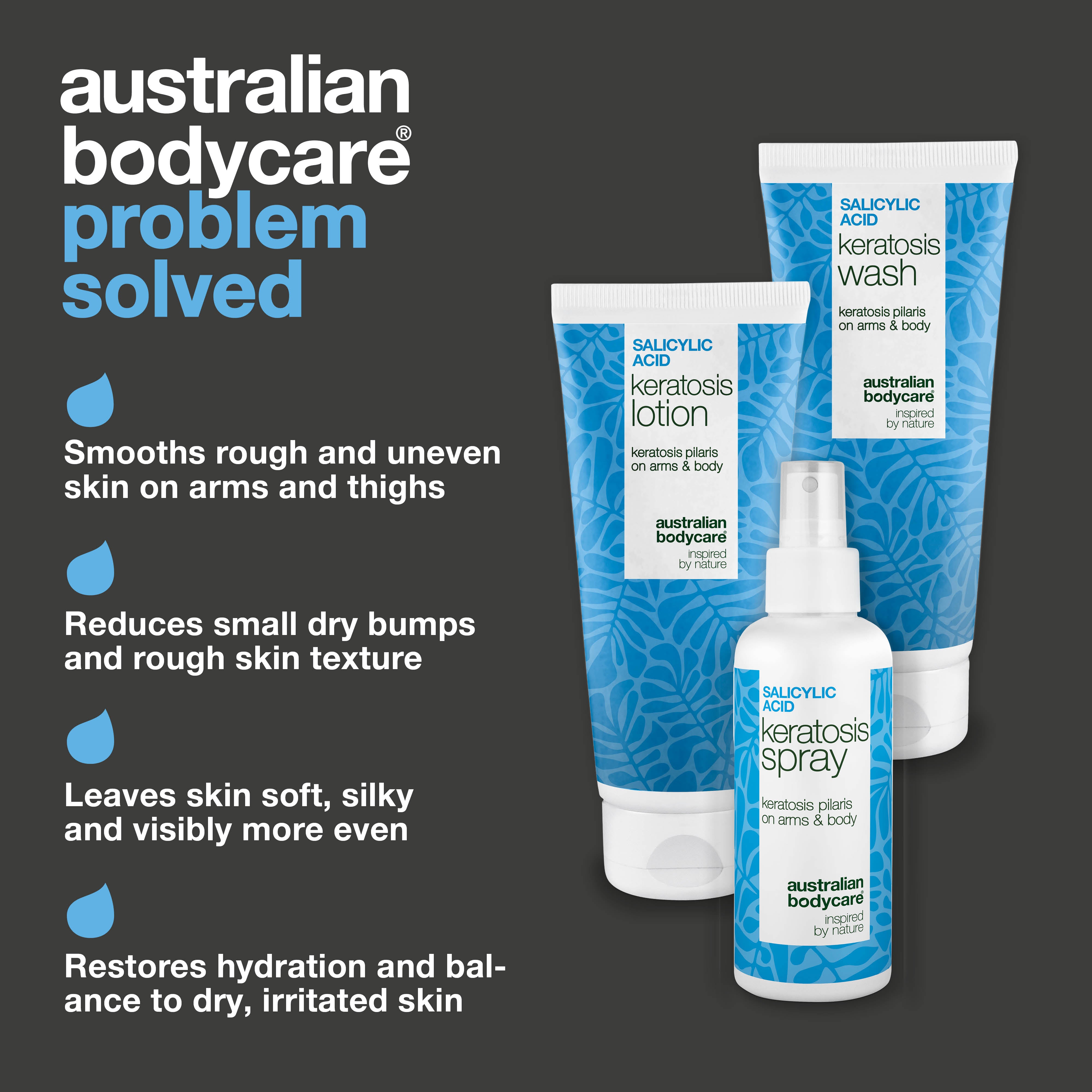 Keratosis Pilaris Kit Treatment – Smooth Rough and Bumpy Skin — Softens Rough, Bumpy and Dry Skin. Smooths Chicken Skin & Strawberry Skin on Arms, Thighs (Strawberry Legs) and Buttocks