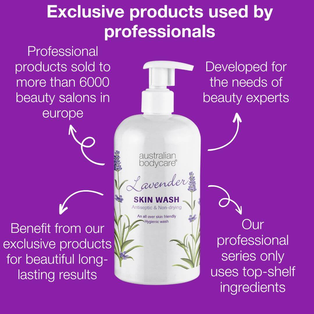 Professional Lavender Skin Wash - Professional Shower gel with Tea Tree Oil and Lavender to wash your body daily