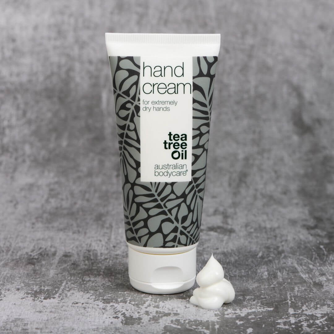 Tea Tree Hand cream for red and dry hands — Hand lotion for the daily care of cracked, itchy hands or with red skin