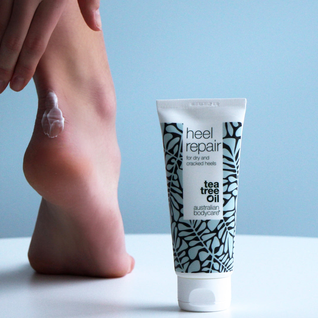 Heel Cream for Dry and Cracked Heels — Tackle cracked heels and dry feet with our heel repair. Contains 25% urea and natural 4-Terpineol, known from Tea Tree Oil.