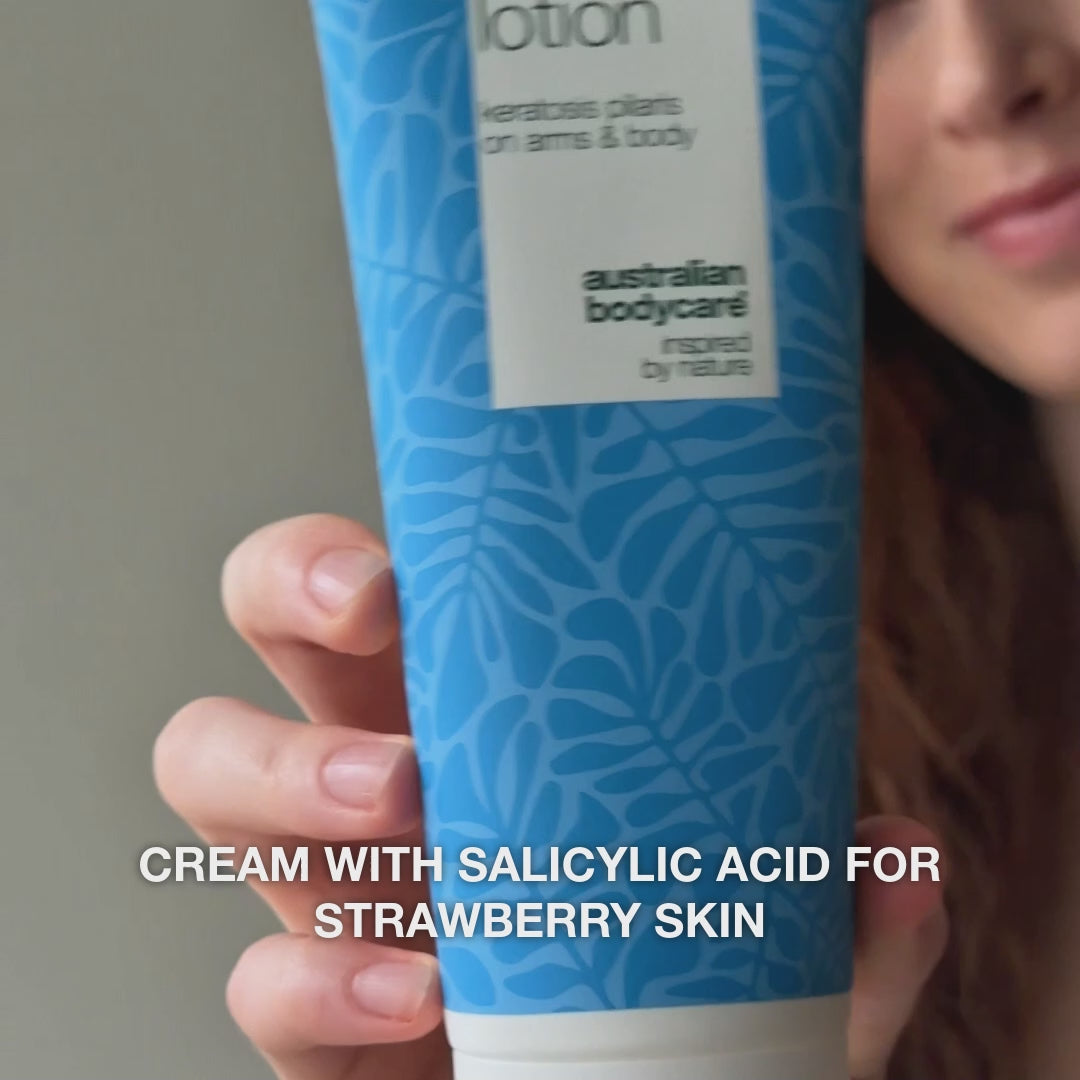 Body lotion for keratosis pilaris and rough, bumpy skin — Body lotion for keratosis pilaris and dryness. Smooths skin with salicylic acid, niacinamide, and zinc.