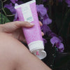 Video of a model applying our Vitamin B12 body lotion to her skin, gently massaging it in to show its rich texture and hydrating effect.