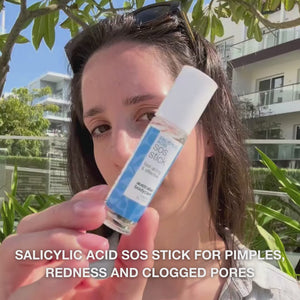 Salicylic Acid SOS Stick for breakouts and redness – unclogs pores and calms the skin fast