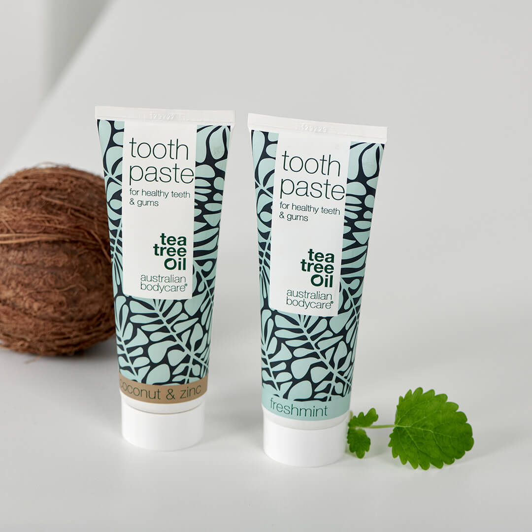 Tea Tree Oil Tooth Paste for healthy teeth and gums - For the daily care of gingivitis and oral thrush