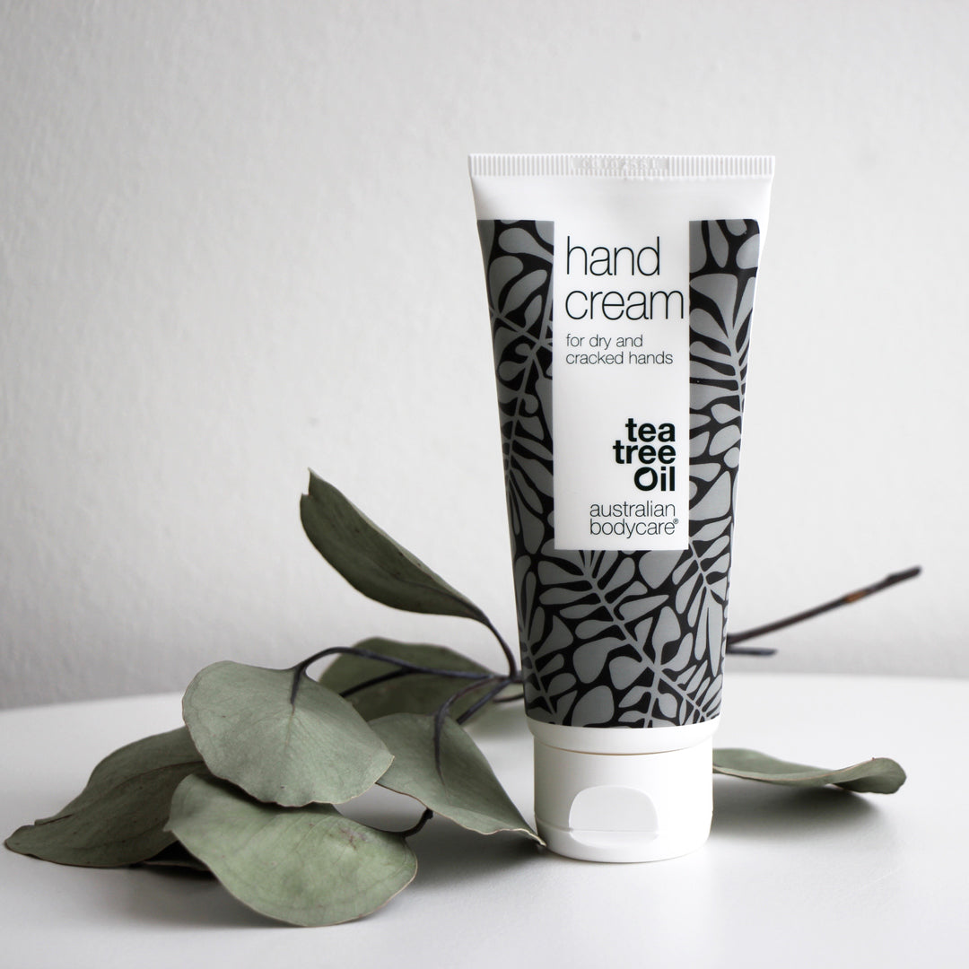 Tea Tree Hand cream for red and dry hands — Hand lotion for the daily care of cracked, itchy hands or with red skin