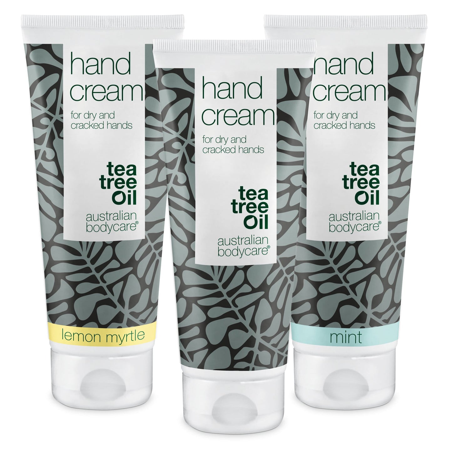 3 Hand Creams — offer pack - Package offer with 3 x Hand Cream (100 ml): Tea Tree Oil, Lemon Myrtle & Mint